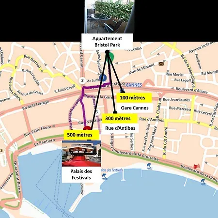 Bristol Park - Parking - 5mn Walk From Palais Des Festivals Apartment